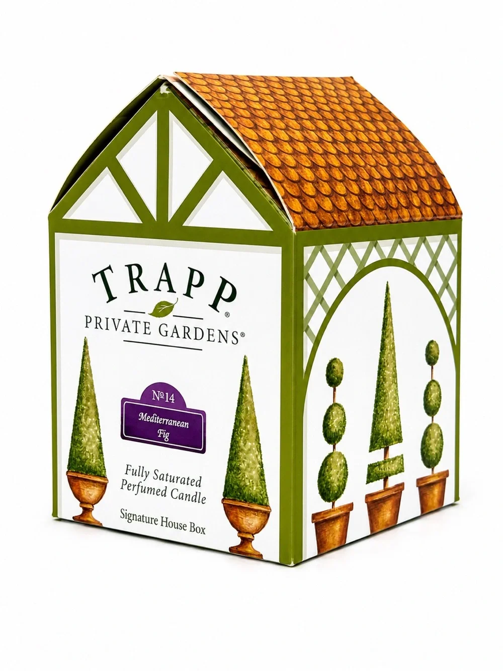 Vintage NIB 1993 Trapp Private Gardens No 14 Mediterranean Fig Scented Candle